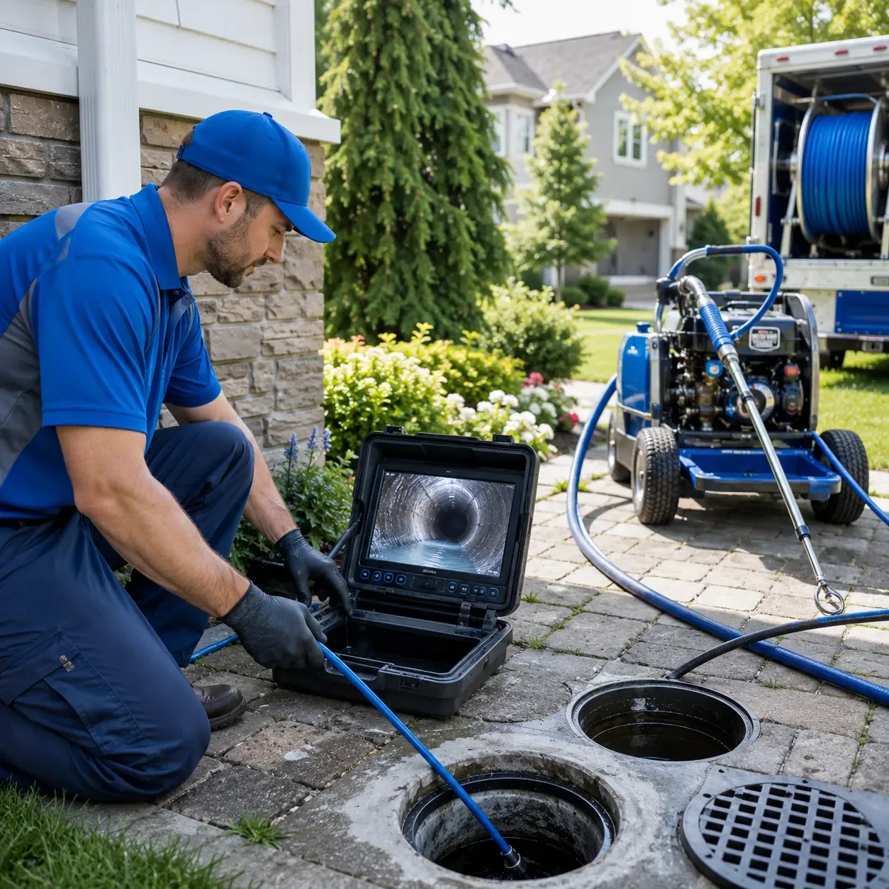 Outdoor drain cleaning professionals serving Henning, IL