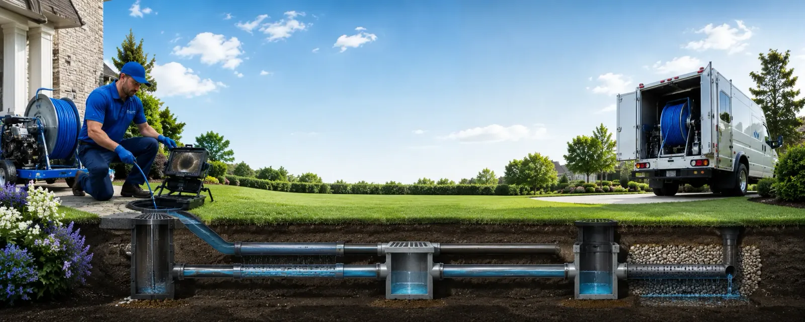 Outdoor drain cleaning information for Henning, IL
