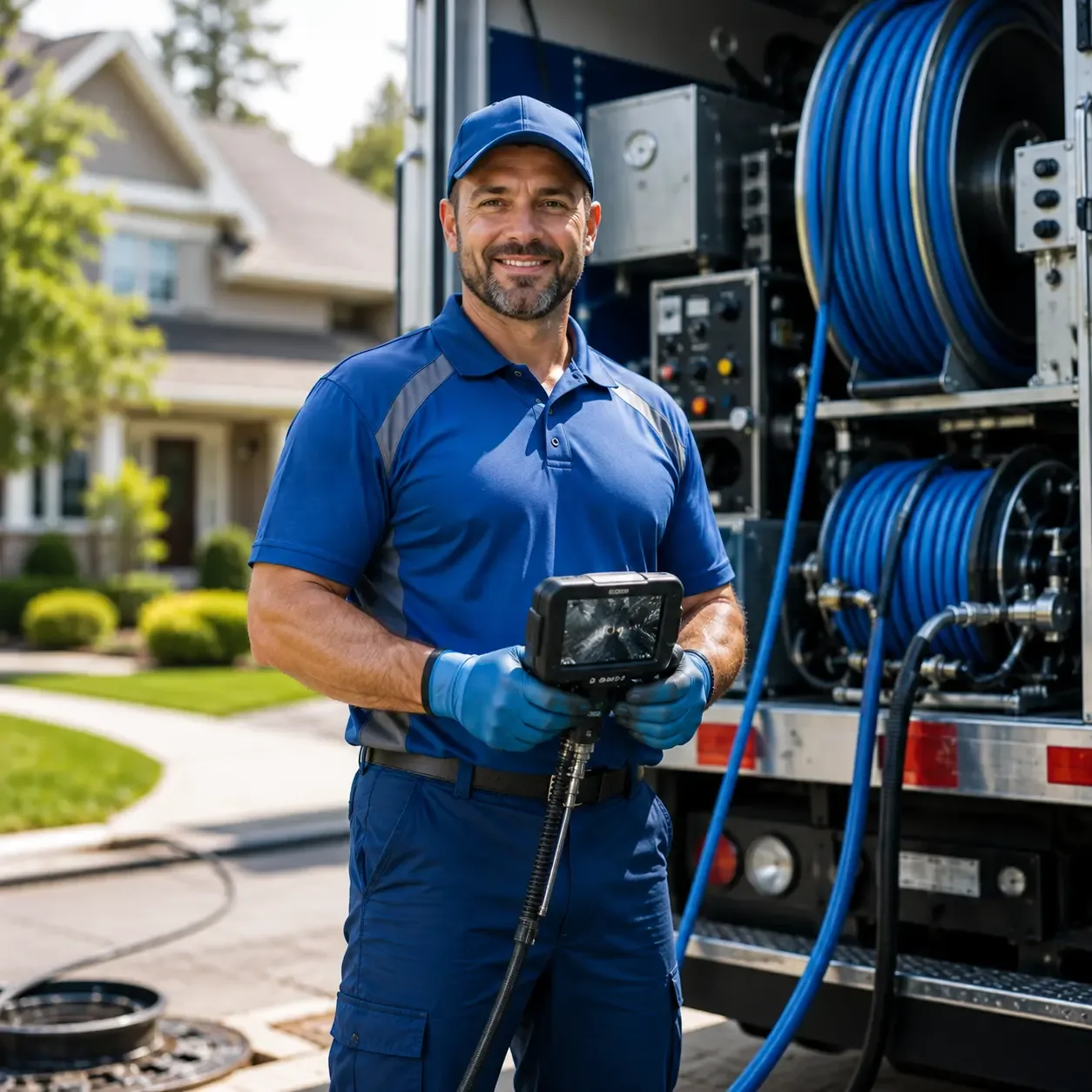 Local outdoor drain cleaning specialists in Henning, IL